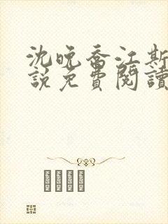 沈晚乔江斯珩小说免费阅读最新章节