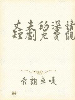 丈夫的深情谎言短剧免费观看全集中文