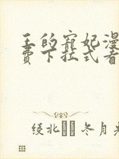 王的宠妃漫画免费下拉式看漫画