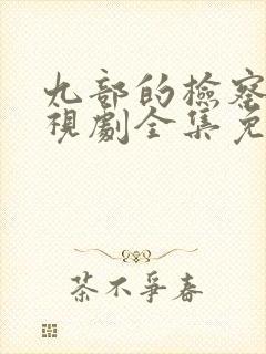 九部的检察官电视剧全集免费播放