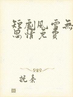 短剧风雪无尽相思情免费