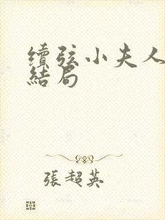 续弦小夫人原著结局