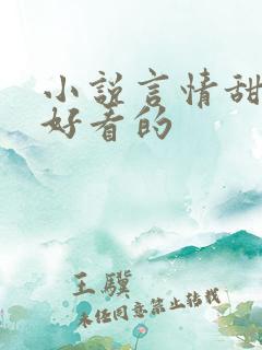 小说言情甜宠超好看的