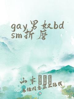 gay男奴bdsm折磨