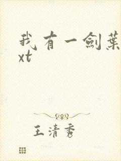 我有一剑叶观txt