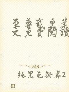 至尊武皇叶真全文免费阅读