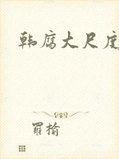 韩腐大尺度