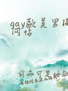 gay欧美男同网站