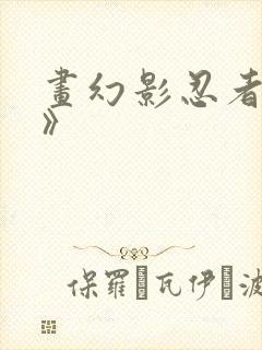 画幻影忍者《凯》