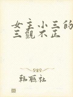 女主小三的小说三观不正