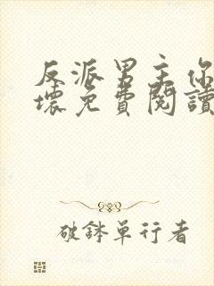 反派男主你好好坏免费阅读