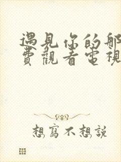 遇见你的那天免费观看电视剧全集