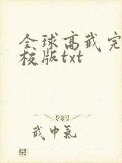 全球高武完整精校版txt