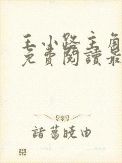 王小路主角小说免费阅读最新章节