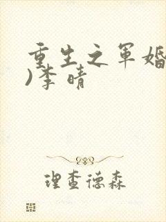 重生之军婚(h)李晴