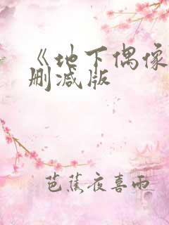 《地下偶像》未删减版