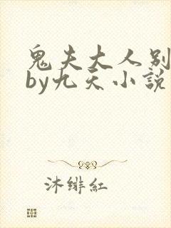 鬼夫大人别碰我by九天小说