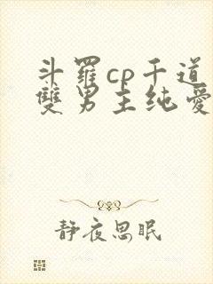 斗罗cp千道流双男主纯爱小说