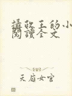 摄政王的小闲妻阅读全文