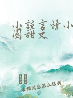 小说言情小说校园甜文