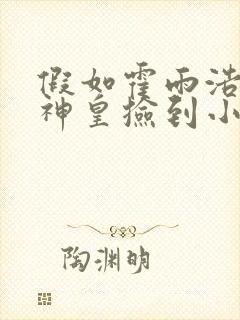 假如霍雨浩被魔神皇捡到小说