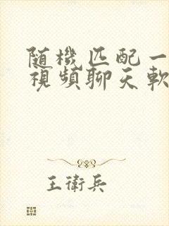 随机匹配一对一视频聊天软件