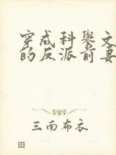 穿成科举文男主的反派前妻