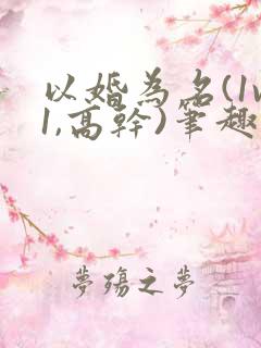 以婚为名(1v1,高干)笔趣阁