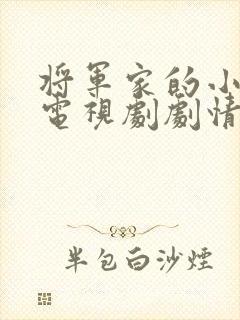 将军家的小娘子电视剧剧情