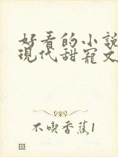 好看的小说言情现代甜宠文