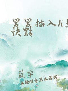 男男插入h恩啊快点