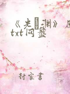 《光·渊》原著txt网盘