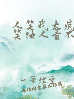 人笑我太疯癫我笑他人看不出穿什么意思