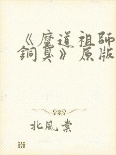 《魔道祖师墨香铜臭》原版小说