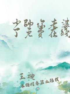 少帅你老婆又跑了免费在线