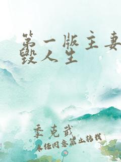 第一版主妻殇崩毁人生
