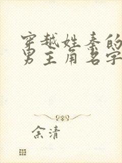 穿越姓秦的小说男主角名字