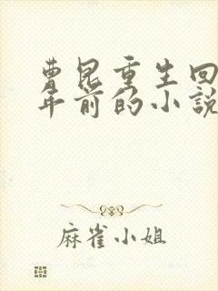 曹昆重生回到十年前的小说