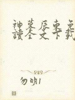 神墓辰东免费阅读全文下载