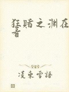 狂赌之渊在线观看