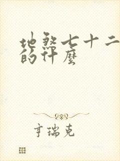 地煞七十二变讲的什么