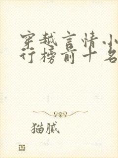 穿越言情小说排行榜前十名