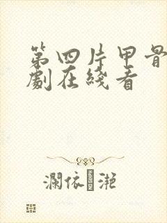 第四片甲骨电视剧在线看