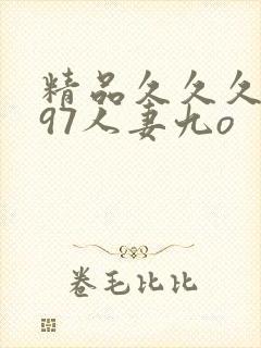 精品久久久久久97人妻九o