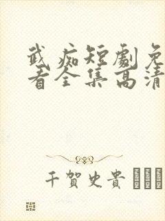 武痴短剧免费观看全集高清