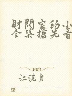 财阀家的小儿子全集抢先看