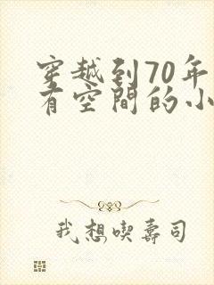 穿越到70年代有空间的小说