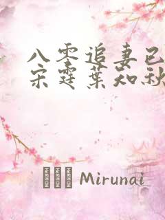 八零追妻已太迟宋霆叶知秋短剧