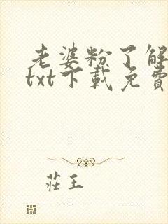 老婆粉了解一下txt下载免费