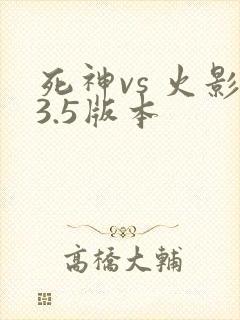 死神vs 火影3.5版本